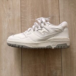 New Balance 550 All-White Sneakers